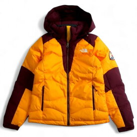 【中古】【新古品・未使用品】THE NORTH FACE ノースフェイス W'S CRUX DOWN JACKET DYNO SERIES HYVENT 800+FillPower GooseDown 撥水 フード付 ジップアップ ダウンジャケット NAD1DD80 ディープイエロー 80(S)-01 85(M)-02▲043▼30228k05