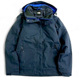 【中古】【新古品・未使用品】THE NORTH FACE ノースフェイス W'S EXCELL TRICLIMATE JACKET DWR Excelloft 2way 中綿フルライナー付 ジップアップジャケット マウンテンパーカー レディース NFJ3ZG80 ネイビー 80（XS)-01 85(S) ‐02 100(XL)-03▲043▼20608k34