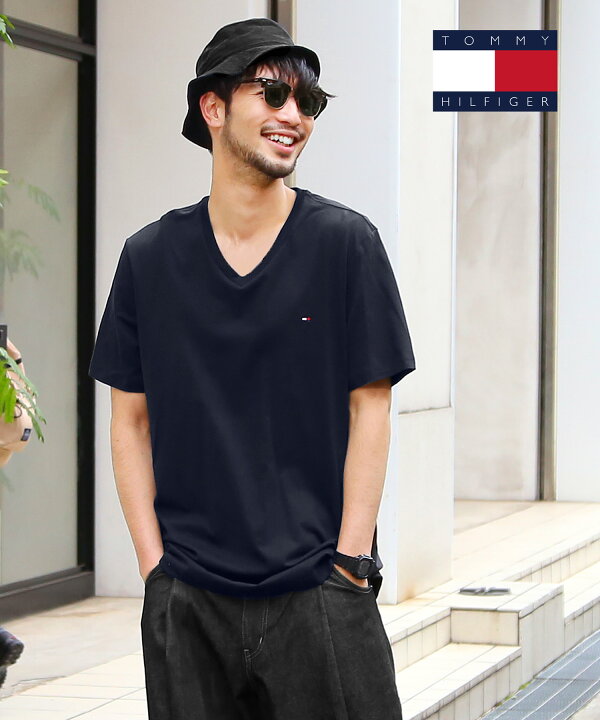 楽天市場】TOMMY HILFIGER トミー ヒルフィガー Tシャツ 半袖 メンズ 