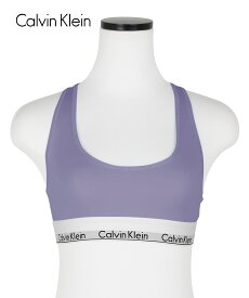 カルバンクライン レディース 下着 スポーツブラ 女性 Calvin Klein アンダーウェア スポーツ ジム　ヨガ ノンワイヤー 綿 コットンストレッチ 綿混 カップなし 無地 ロゴ ブランド 高級 プレゼント プチギフト 誕生日プレゼント 彼女 妻 ギフト 記念日