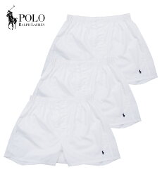 【3枚セット】POLO RALPH LAUREN ポロ ラルフローレン トランクス メンズ アンダーウェア 下着 前開き 綿100％ コットン 前開き チェック ドット ボーダー ストライプ 無地 ブランド 男性 紳士 プレゼント プチギフト 父の日 誕生日プレゼント 彼氏 父 息子 ギフト 記念日