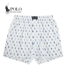 POLO RALPH LAUREN ポロ ラルフローレン トランクス メンズ アンダーウェア 下着 パンツ ルームウェア 部屋着 前開き 綿100% コットン ロゴ ワンポイント ドット ブランド 男性 紳士 プレゼント プチギフト 誕生日プレゼント 彼氏 父 息子 ギフト 記念日