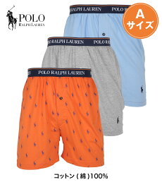 【3枚セット】POLO RALPH LAUREN ポロ ラルフローレン トランクス メンズ アンダーウェア 下着 前開き 綿100% 綿混 コットンストレッチ かっこいい 無地 ドット ボーダー ストライプ ブランド 男性 紳士 プレゼント プチギフト 誕生日プレゼント 彼氏 父 息子 ギフト 記念日