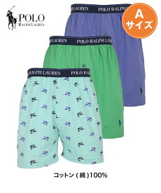 【3枚セット】POLO RALPH LAUREN ポロ ラルフローレン トランクス メンズ アンダーウェア 下着 前開き 綿100% 綿混 コットンストレッチ かっこいい 無地 ドット ボーダー ストライプ ブランド 男性 紳士 プレゼント プチギフト 誕生日プレゼント 彼氏 父 息子 ギフト 記念日