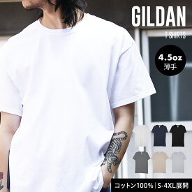 GILDAN ギルダン クルーネック 半袖 Tシャツ ブランド 大きい XS 3XL 4XL メンズ レディース ユニセックス おしゃれ綿100 プチプラ 男性 プチギフト 誕生日プレゼント 父 ギフト 記念日 誕生日 プレゼント 【メール便】 大きいサイズ