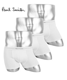 【3枚セット】Paul Smith ポールスミス ボクサーパンツ メンズ アンダーウェア 下着 高級 ハイブランド 綿 綿混 コットン トレーニング ジム 無地 ボーダー ロゴ ブランド 男性 紳士 プレゼント プチギフト 誕生日プレゼント 彼氏 父 息子 ギフト 記念日