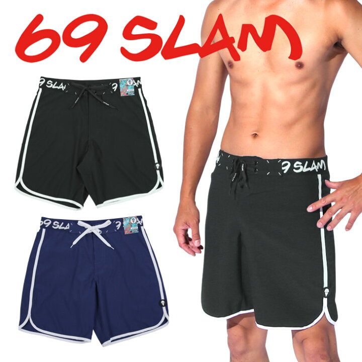 楽天市場 69slam ロックスラム 水着 短パン サーフパンツ メンズ おしゃれ かわいい シンプル 無地 海パン ボードショーツ ブランド 男性 プレゼント プチギフト 誕生日プレゼント 彼氏 父 ギフト 記念日 送料無料 Crazy Ferret