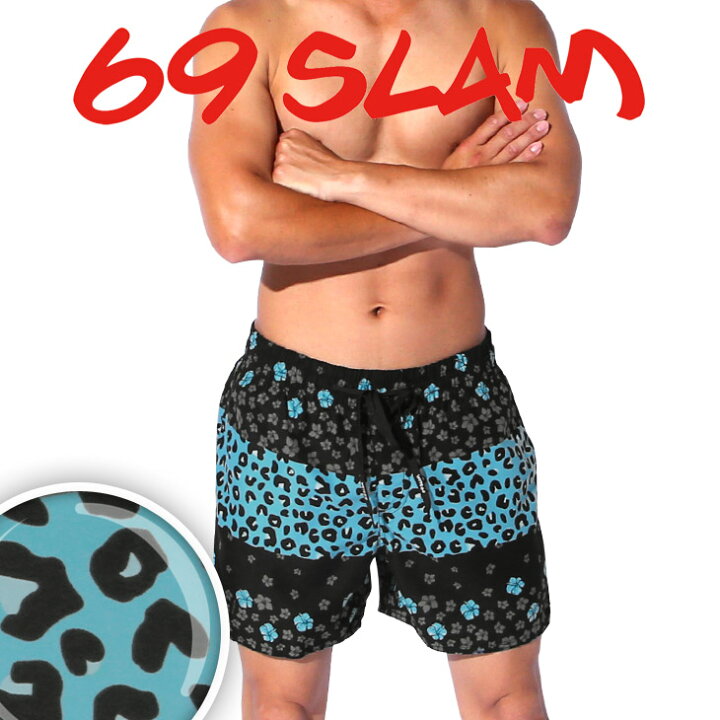 楽天市場 69slam ロックスラム 水着 短パン サーフパンツ メンズ おしゃれ かわいい 水着 短パン 海パン ボードショーツ 花柄 ブランド 男性 プレゼント プチギフト 誕生日プレゼント 彼氏 父 ギフト 記念日 送料無料 誕生日 Crazy Ferret