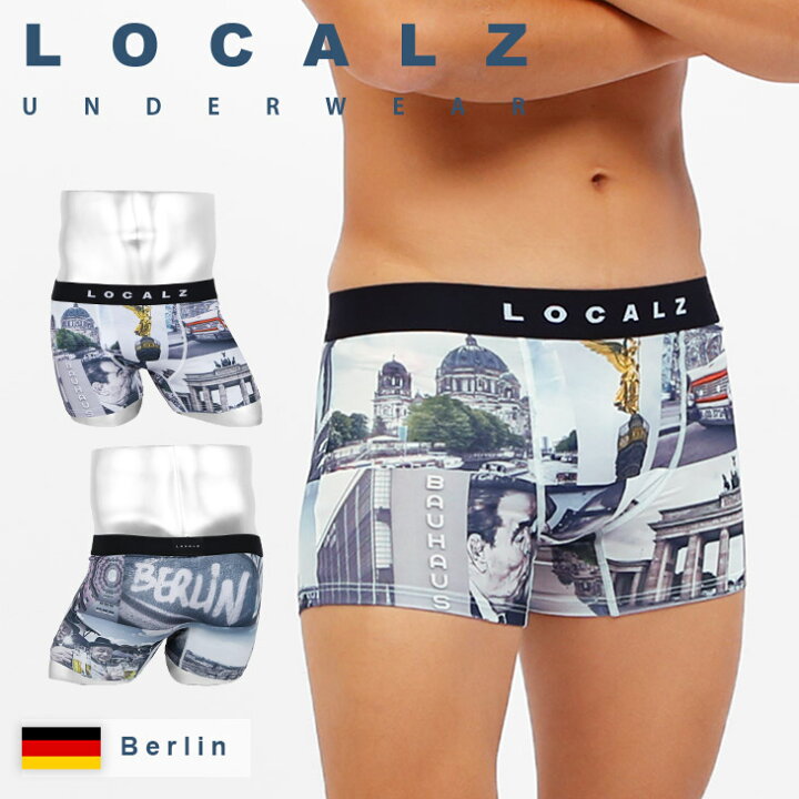 楽天市場 Localz ロカルズ ボクサーパンツ ブランド メンズ アンダーウェア 下着 ベルリン おしゃれ かっこいい ツルツル 男性 プレゼント プチギフト 誕生日プレゼント 彼氏 父 ギフト 記念日 送料無料 50代 60代 実用的 誕生日 水着インナー Crazy Ferret