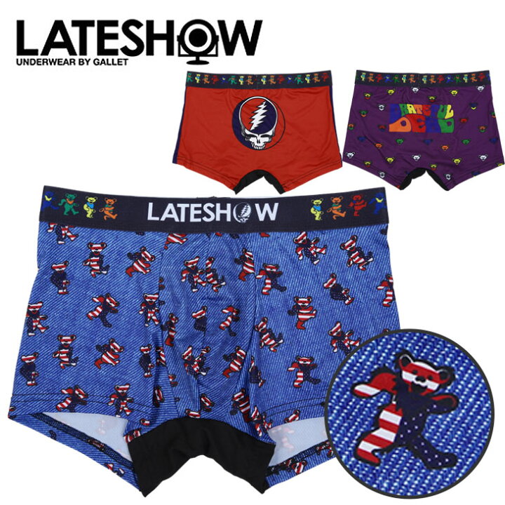 楽天市場 Lateshow レイトショー ボクサーパンツ メンズ アンダーウェア 下着 おしゃれ かわいい クマ ダンシングベア ツルツル アニマル柄 ワンポイント おすすめ 人気 派手 かっこいい ブランド 男性 プレゼント プチギフト 誕生日プレゼント 彼氏 父 息子 ギフト 記念