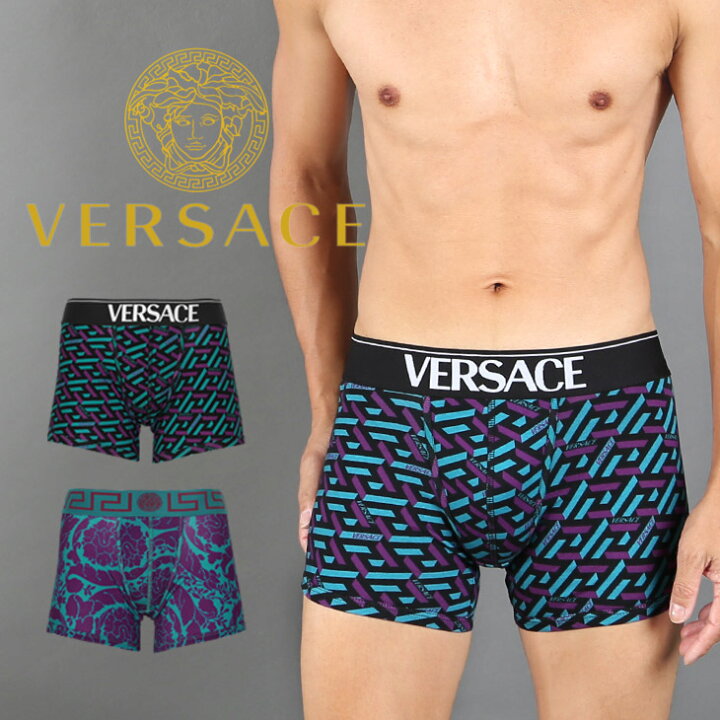 楽天市場】VERSACE ヴェルサーチェ ロングボクサーパンツ メンズ  