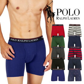 ポロ ラルフローレン POLO RALPH LAUREN 前開き ロング ボクサーパンツ メンズ アンダーウェア 下着 おしゃれ おすすめ 人気 かっこいい 綿 コットン 40代 ドット ボーダー ストライプ ブランド 男性 プレゼント 誕生日 父 ギフト 長め 50代 60代 大きいサイズ