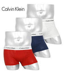 カルバンクライン ボクサーパンツ ローライズ メンズ 【3枚セット】Calvin Klein 下着 アンダーウェア 高級 コットンストレッチ ジム ロゴ 無地 ブランド 男性 紳士 プレゼント プチギフト 誕生日プレゼント 彼氏 父 息子 ギフト 記念日