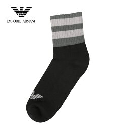 【セール☆16％OFF】EMPORIO ARMANI エンポリオ アルマーニ 靴下 メンズ グッズ 高級 ハイブランド 靴下 スニーカー おすすめ 人気 綿 コットンストレッチ ロゴ ワンポイント ブランド 男性 紳士 プレゼント プチギフト 父の日 誕生日プレゼント 彼氏 父 息子 ギフト 記念日