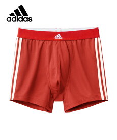 adidas アディダス ボクサーパンツ メンズ アンダーウェア 下着 おしゃれ かっこいい ツルツル 速乾 部活 トレーニング ジム ロゴ ワンポイント ボーダー ストライプ ブランド 男性 紳士 プレゼント プチギフト 誕生日プレゼント 彼氏 父 息子 ギフト 記念日