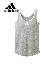 adidas アディダス タンクトップ レディース カップ付きインナー 綿 コットンストレッチ 速乾 ヨガ 筋トレ ジム ブラトップ ノンワイヤー パッド付き ロゴ ワンポイント 無地 ブランド 女性 婦人 プレゼント プチギフト 誕生日プレゼント 彼女 妻 ギフト 記念日