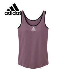 adidas アディダス タンクトップ レディース カップ付きインナー 綿 コットンストレッチ 速乾 ヨガ 筋トレ ジム ブラトップ ノンワイヤー パッド付き ロゴ ワンポイント 無地 ブランド 女性 婦人 プレゼント プチギフト 誕生日プレゼント 彼女 妻 ギフト 記念日