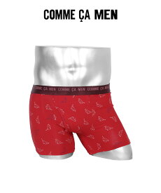 COMME CA MEN コムサメン ボクサーパンツ メンズ ムーミン コラボ 限定 アンダーウェア 下着 前開き おしゃれ 綿 綿混 コットン キャラクター キャラ ロゴ ワンポイント ブランド 男性 紳士 プレゼント プチギフト 誕生日プレゼント 彼氏 父 息子 ギフト 記念日