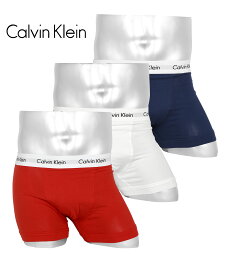 カルバンクライン ボクサーパンツ メンズ 【バラ売り｜3枚セット】Calvin Klein 下着 アンダーウェア 高級 Cotton Stretch 綿混 コットンストレッチ ロゴ 無地 ブランド 男性 紳士 プレゼント プチギフト 誕生日プレゼント 彼氏 父 息子 ギフト 記念日 単品 ばら売り