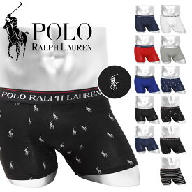 POLO RALPH LAUREN ポロ ラルフローレン ボクサーパンツ メンズ アンダーウェア 下着 おしゃれ かっこいい 綿 綿混 コットンストレッチ ドット 無地 ブランド 男性 紳士 プレゼント プチギフト 誕生日プレゼント 彼氏 父 息子 ギフト 記念日