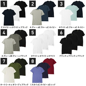 【3枚組セット】LCCNメンズクルーネック半袖Tシャツ商品画像