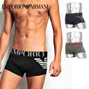 エンポリオアルマーニ ボクサーパンツ メンズ 下着 BIG EAGLE PRINTED STRETCH COTTON EMPORIO ARMANI EA ブラン...