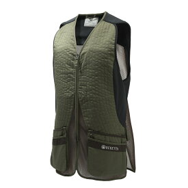 ベレッタ シルバーピジョン EVO ベスト（グリーン）/Beretta Silver Pigeon Evo Vest - Green and Chocolate Brown