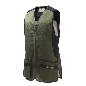 �x���b�^ �V���o�[�s�W���� EVO �x�X�g�i�O���[���j/Beretta Silver Pigeon Evo Vest - Green and Chocolate Brown