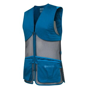 �x���b�^ �t�����b�V�� �x�X�g/Beretta Full Mesh Shooting Vest - Blue Twilight