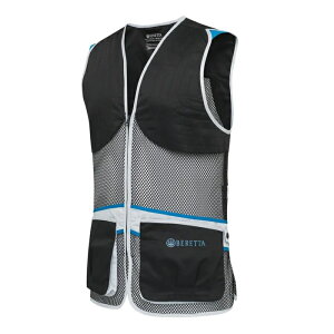 �x���b�^ �t�����b�V�� �x�X�g�i�u���b�N x �u���[�j/Beretta Full Mesh Shooting Vest - Black x Blue Excell
