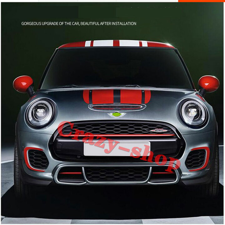 楽天市場 おすすめ Bmw Mini ミニクーパー F54 F55 F56 F57 F60 R60 アクセサリー テールリアランプ トリム フロントライト トリム カスタム パーツ おしゃれ 車種専用設計 ヘッドライトカバー アイライン クレイジーショップ