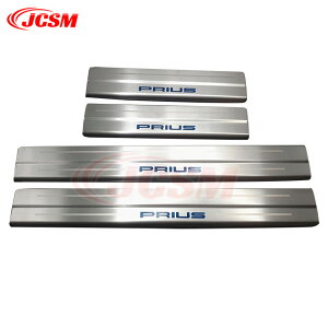 【セール&P10倍9/4-9/11】JCSM サイドステップガード ドアスカッフプレート TOYOTA トヨタ PRIUS プリウス 60系 専用設計 インナーレゲッチスカッフプレート サイドステップスカッフ セット ガーニ