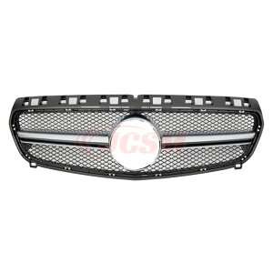 【P10倍8/4-8/11】JCSM パナメリカーナグリル メルセデスベンツ Aクラス W176 前期2013-2015年 車種専用設計 フロントグリル AMGタイプ パナメリカーナ グリル フロント ルックガーニッシュ 外装 パー