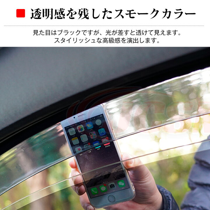 楽天市場】セール＆P10倍｜12/4-12/11】JCSM ウィンドウバイザー 