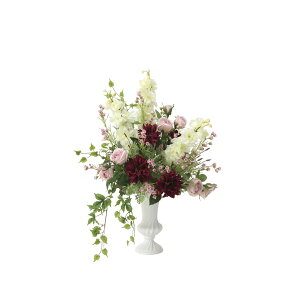 ジェニック 2059K160 W45×D38×H65cm【2024年版 人工観葉植物 光の楽園 造花 フェイク リビング 玄関 アートフラワー インテリアグリーン】