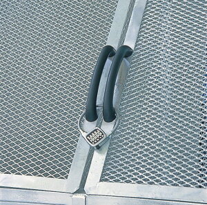 【法人宛専用】【オプション】ジャンボメッシュST2450用 プッシュ式ワイヤー錠(2か所)(本体別売)【配送先名に会社名や店舗名必須・個人名のみ配送不可 ゴミ箱本体は別売りです 必ずゴミ箱