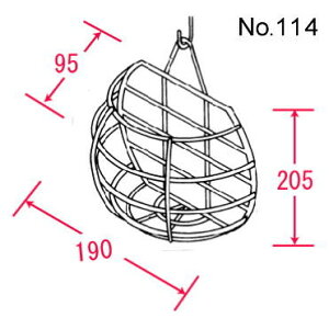 フラワーバスケット ミニ壁掛け型 114【ガーデン ガーデニング 園芸用品 農業 花 庭】