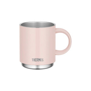 真空断熱 マグカップ 350ml ベージュピンク JDS-351【THERMOS 保温 マグ 保冷 食洗機対応 おしゃれ】