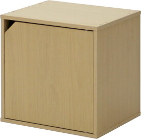 キューブボックス CUBE BOX 扉付 ナチュラル （ 収納ボックス ディスプレイラック 棚 ）【自由な収納が楽しめるキューブボックス】