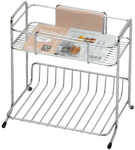ストレージセレクト 調味料ラック 2段 幅21×奥行15×高さ20cm HB-6074【ワイヤーラック】