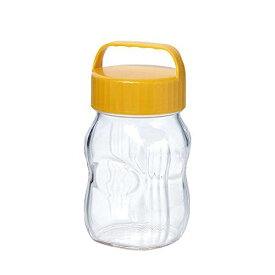 漬け上手 らっきょう編 イエロー 1L （ガラス保存瓶）【自宅で手作りらっきょう漬け！ガラス保存瓶】