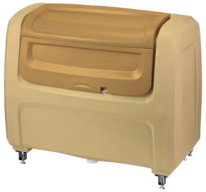 【積水】ダストボックスDX#800 アジャスター足 ベージュ DXS8BE W130×D73×H110cm 800L 45Lごみ袋×約17個 約11世帯【業務用大型ゴミ箱 ゴミステーション 屋外 アパート マンション 町内会 自治会 飲食