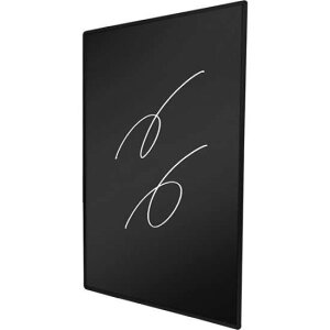 枠付ブラックボード 600×900mm BBW600X900【フレームサイズW611×H911mm 吊り下げ 壁掛 ホワイトボード マーカーボード 磁石使用可 マグネット使用可 常磐精工】