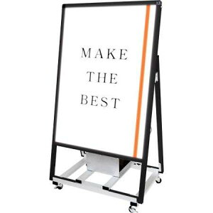 �u���b�N�o���E�X�X�^���h�Ŕ� �o�b�e���[LED A1�Ж� BVASKBALED-A1K�yW630×D405×H1180mm �Ж� �|�X�^�[�X�^���h LED�d���p�l�� �o�b�e���[���� ���O�Ή� ��֐��H�z