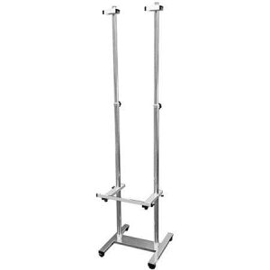 PAパネルスタンドTW脚 23TWK-B 片面 樹脂輪キャスター付 PA23TWK-B【W400×D400×H1420〜2310mm A1/B1/A0/B0 片面 対応パネル寸法W400~1100/H800~2170/t=30mm以下 キャスター付き 高さ調整可能 ポスタースタンド パネ