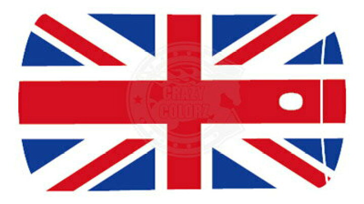 BMW MINI ミニ クロスオーバー R60 ルーフ ユニオンジャック イギリス国旗 デカール ステッカーカスタム オート パーツ ドレスアップ DIY custom auto parts クレイジーカラーズ ★1982ステッカー 虹色 イギリス 国旗 ユニオンジャック レインボー