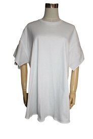 [中古]AKIRA NAKA アキラ ナカ カットソー チュニック 1 ホワイト 　Tシャツ 　レディース