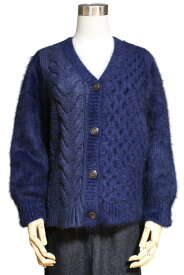 [中古]SONO ソーノ　ニットカーディガン　ネイビーブルー size1