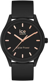 [ICE WATCH] アイスウォッチ 腕時計 ICE solar power アイスソーラー ブラックローズゴールド（スモール） 018476 ＜ ユニセックス レディース 太陽電池＞【正規代理店】
