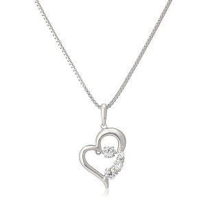 [Crossfor New York] NXtH[j[[N y_g D-3stone Heart NYP-585  n[g Vo[925 lbNX fB[X 